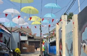 HUT RI ke-81, Kampung Mural Cikaret Resmi Diluncurkan, Dorong Kreativitas dan Ekonomi Warga