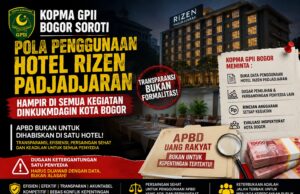 Hotel Rizen Padjadjaran Jadi Pilihan Berulang DINKUKMDAGIN, KOPMA GPII Desak Transparansi Penggunaan Anggaran Daerah
