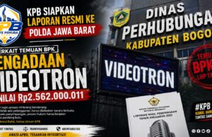 KPB Siap Laporkan Temuan BPK Pengadaan Videotron Dishub Kabupaten Bogor ke Polda Jabar