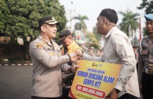 Solidaritas Bhayangkara: Anggota Polres Bogor Patungan Rp100 Juta Bantu Warga Manggarai Timur NTT