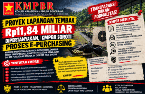 Proyek Lapangan Tembak Rp11,84 Miliar Jadi Sorotan, KMPBR Minta APH Telusuri Proses Pengadaan