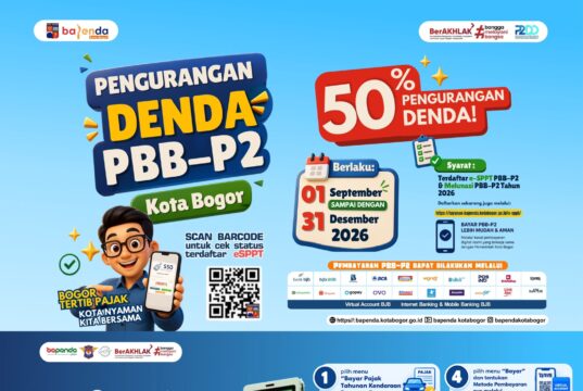Kabar Baik! Denda PBB-P2 di Kota Bogor Dipangkas 50 Persen hingga Desember 2026