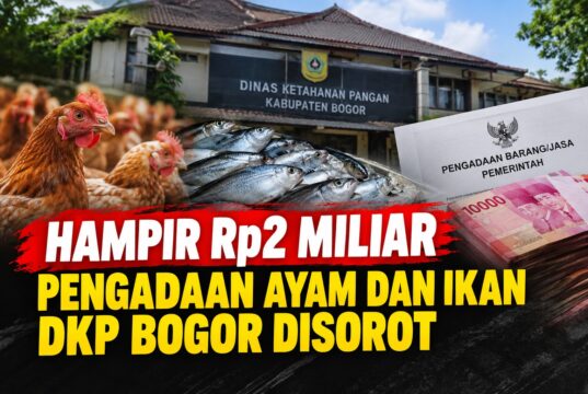 Hampir Rp2 Miliar Pengadaan Ayam dan Ikan DKP Bogor Disorot, Kenapa Dua Paket Pakai Penyedia yang Sama?
